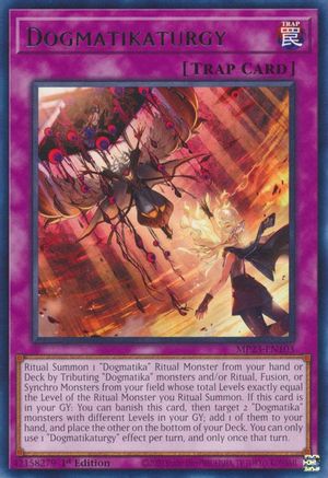 Image of Dogmatikaturgy (MP23-EN103) - 25th Anniversary Tin: Dueling Heroes Mega Pack 1st Edition
