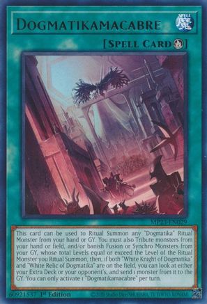Image of Dogmatikamacabre (MP23-EN029) - 25th Anniversary Tin: Dueling Heroes Mega Pack 1st Edition