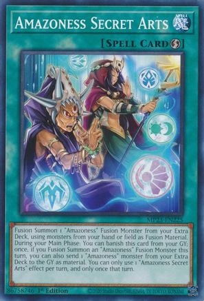 Image of Amazoness Secret Arts (MP23-EN225) - 25th Anniversary Tin: Dueling Heroes Mega Pack 1st Edition