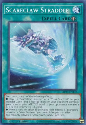 Image of Scareclaw Straddle (MP23-EN139) - 25th Anniversary Tin: Dueling Heroes Mega Pack 1st Edition