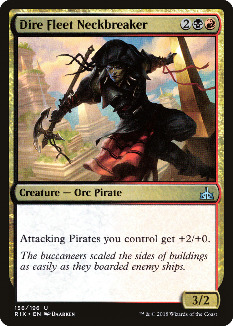 Image of Dire Fleet Neckbreaker (RIX-156) - Rivals of Ixalan