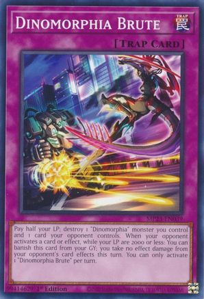 Image of Dinomorphia Brute (MP23-EN039) - 25th Anniversary Tin: Dueling Heroes Mega Pack 1st Edition