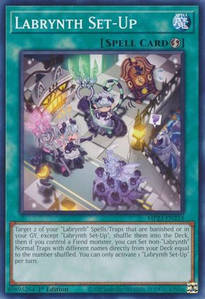Image of Labrynth Set-Up (MP23-EN234) - 25th Anniversary Tin: Dueling Heroes Mega Pack 1st Edition