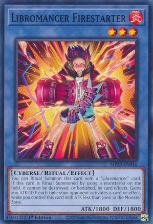 Image of Libromancer Firestarter (MP23-EN046) - 25th Anniversary Tin: Dueling Heroes Mega Pack 1st Edition