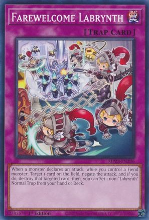 Image of Farewelcome Labrynth (MP23-EN236) - 25th Anniversary Tin: Dueling Heroes Mega Pack 1st Edition