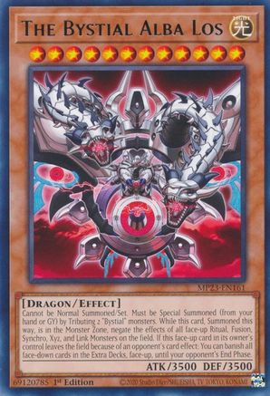 Image of The Bystial Alba Los (MP23-EN161) - 25th Anniversary Tin: Dueling Heroes Mega Pack 1st Edition