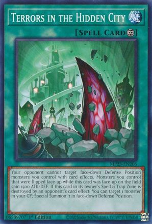 Image of Terrors in the Hidden City (MP23-EN206) - 25th Anniversary Tin: Dueling Heroes Mega Pack 1st Edition