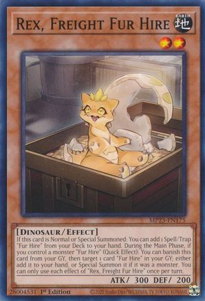 Image of Rex, Freight Fur Hire (MP23-EN175) - 25th Anniversary Tin: Dueling Heroes Mega Pack 1st Edition