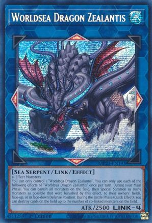 Image of Worldsea Dragon Zealantis (MP23-EN193) - 25th Anniversary Tin: Dueling Heroes Mega Pack 1st Edition