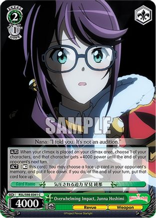 Image of Overwhelming Impact, Junna Hoshimi (RSL/S98-E041 C) - Revue Starlight The Movie