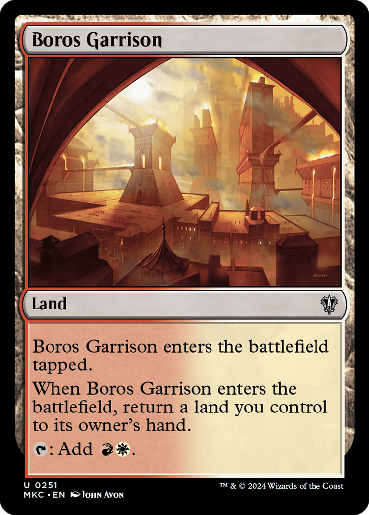Image of Boros Garrison (MKC-251) - Murders at Karlov Manor Commander