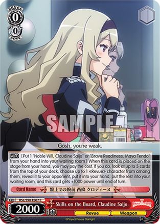 Image of Skills on the Board, Claudine Saijo (RSL/S98-E067 C) - Revue Starlight The Movie