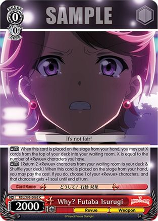 Image of Why? Futaba Isurugi (RSL/S98-E068 C) - Revue Starlight The Movie