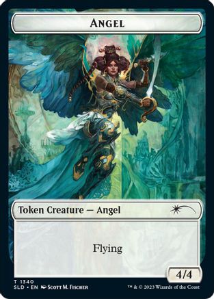 Image of Angel (SLD) // Soldier (CMR) Double-sided Token (SLD-1340 // 2) - Secret Lair Drop Series