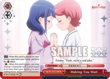 Image of Making You Wait (SCC) (RSL/S98-E076SCC SCC) - Revue Starlight The Movie
