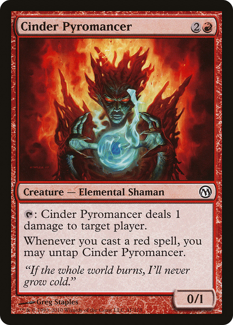 Image of Cinder Pyromancer (DPA-041) - Duels of the Planeswalkers