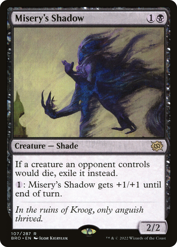 Image of Misery's Shadow (BRO-107) - The Brothers' War
