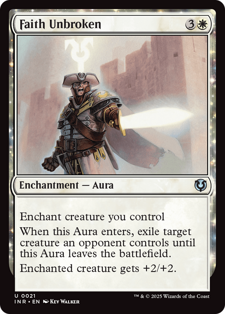 Image of Faith Unbroken (INR-021) - Innistrad Remastered: (enchantment) Foil