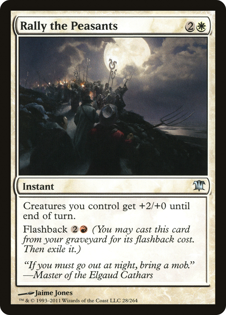 Image of Rally the Peasants (ISD-028) - Innistrad