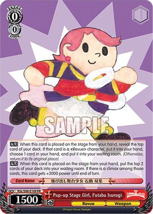 Image of Pop-up Stage Girl, Futaba Isurugi (RSL/S98-E109 PR) - Revue Starlight The Movie