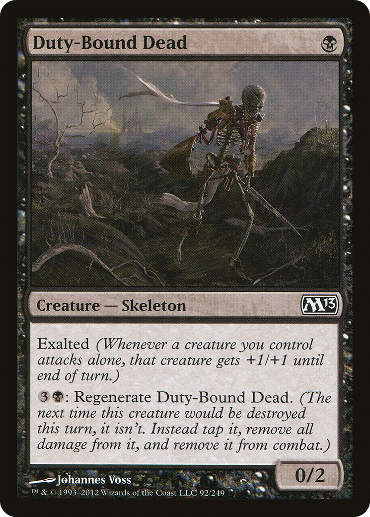 Image of Duty-Bound Dead (M13-092) - Magic 2013