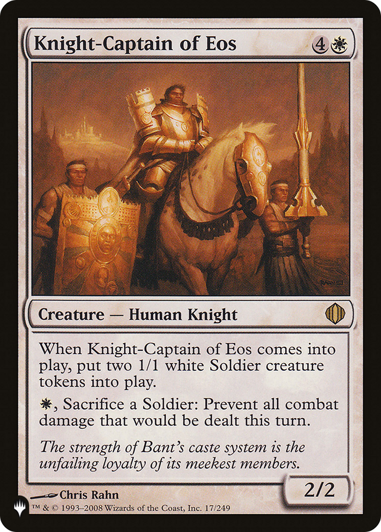 Image of Knight-Captain of Eos (LIST-ALA-17) - The List