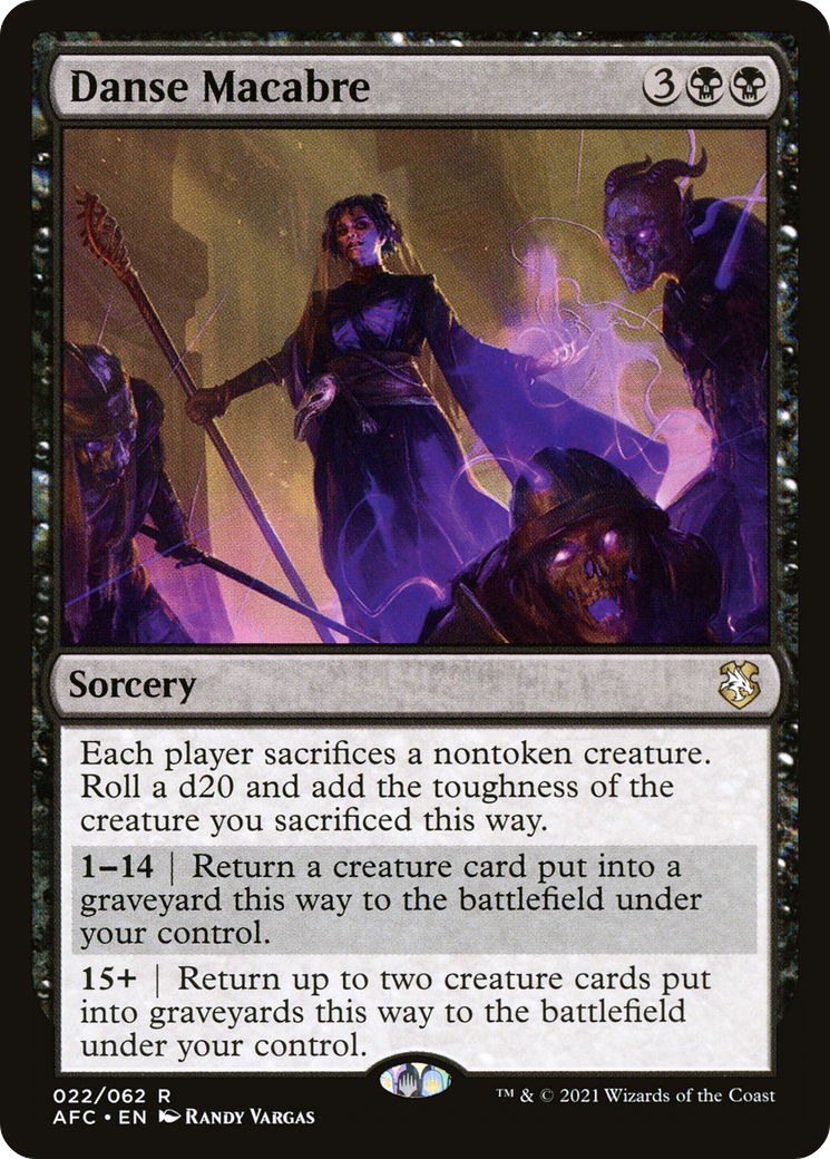 Image of Danse Macabre (AFC-022) - Forgotten Realms Commander