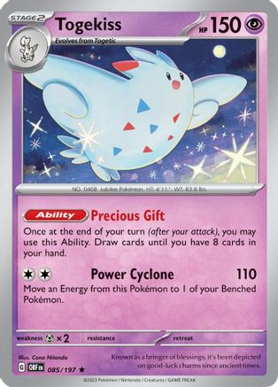Image of Togekiss 085/197  Deck Exclusives - Rare