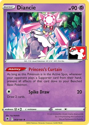 Image of Diancie 068  Prize Pack Series Cards - Rare