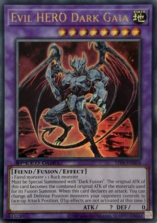 Image of Evil HERO Dark Gaia (STP6-EN004) - Speed Duel: Tournament Pack 6 Unlimited