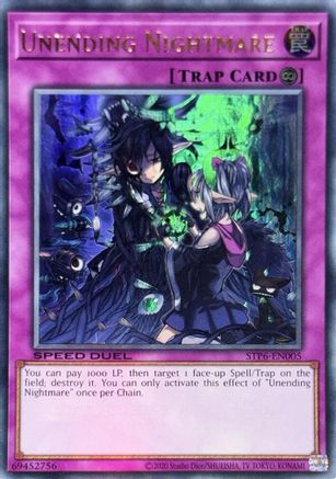 Image of Unending Nightmare (STP6-EN005) - Speed Duel: Tournament Pack 6 Unlimited