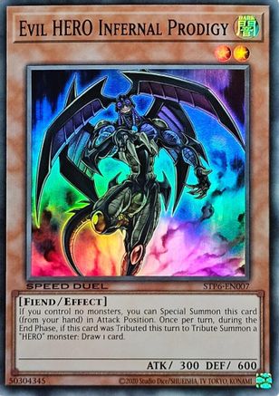 Image of Evil HERO Infernal Prodigy (STP6-EN007) - Speed Duel: Tournament Pack 6 Unlimited