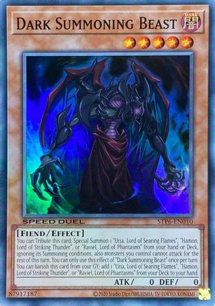 Image of Dark Summoning Beast (STP6-EN010) - Speed Duel: Tournament Pack 6 Unlimited