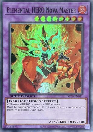 Image of Elemental HERO Nova Master (STP6-EN011) - Speed Duel: Tournament Pack 6 Unlimited