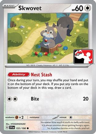 Image of Skwovet 151/198  Prize Pack Series Cards - Common