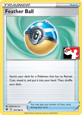 Image of Feather Ball 141/189  - Holofoil Prize Pack Series Cards - Uncommon