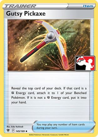Image of Gutsy Pickaxe 145/189  Prize Pack Series Cards - Uncommon