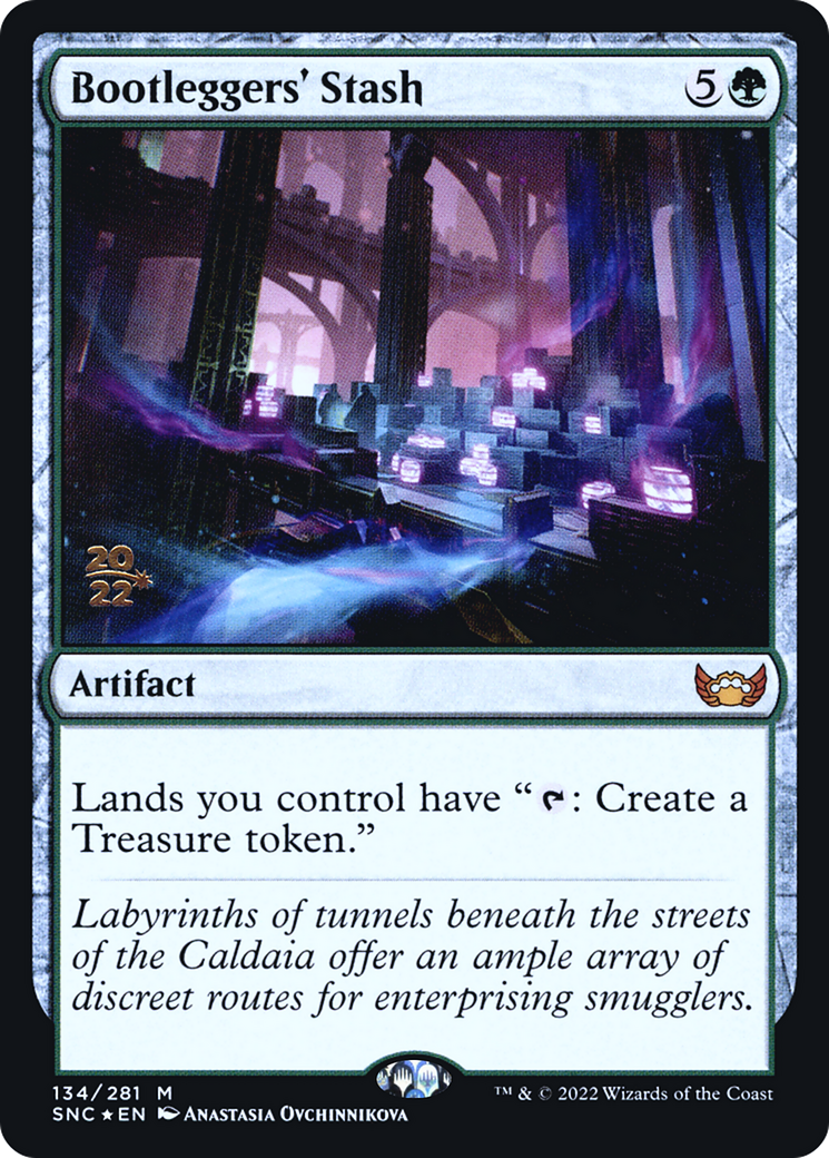 Image of Bootleggers' Stash (PRE-134) - Streets of New Capenna Promos Foil
