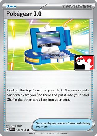 Image of Pokegear 3.0 186/198  Prize Pack Series Cards - Common