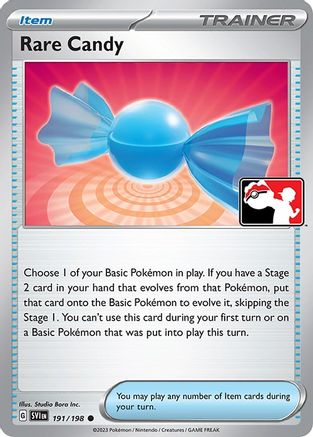 Image of Rare Candy 191/198  Prize Pack Series Cards - Common