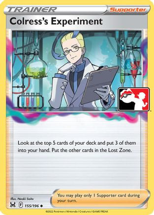 Image of Colress's Experiment 155/196  Prize Pack Series Cards - Uncommon