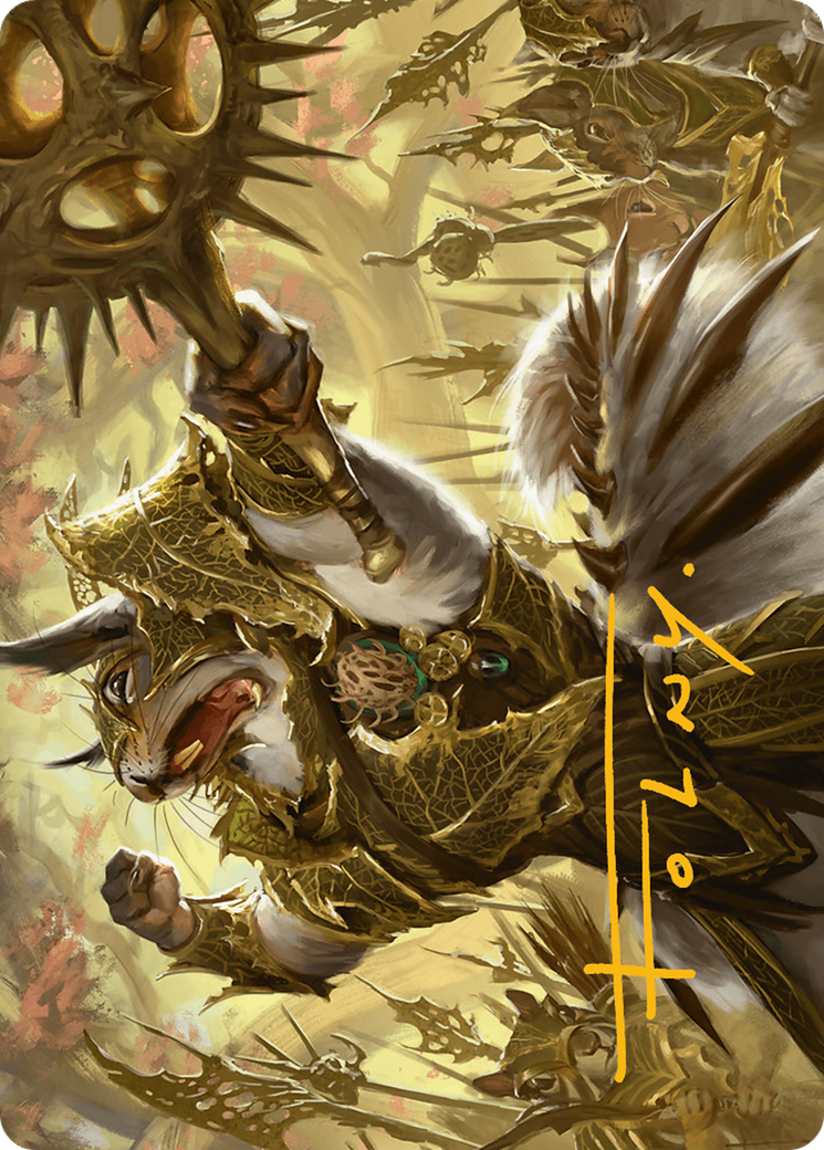 Image of Honored Dreyleader // Honored Dreyleader (ABLB-023) - Bloomburrow Art Series (Borderless) Foil