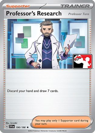 Image of Professor's Research 190/198  - Holofoil Prize Pack Series Cards - Rare