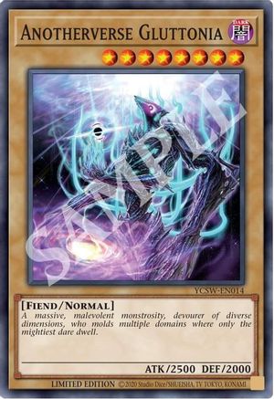 Image of Anotherverse Gluttonia (SR) (YCSW-EN014) - Yu-Gi-Oh! Championship Series Prize Cards Limited