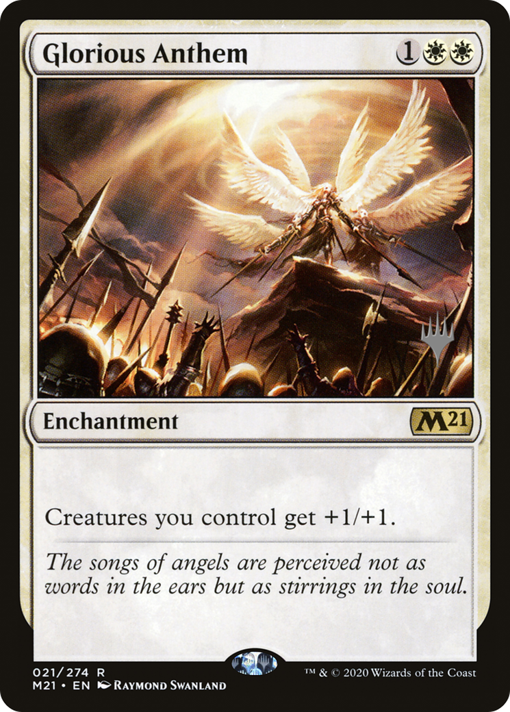 Image of Glorious Anthem (PPM21-21P) - Core Set 2021 Promos Foil