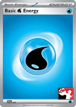 Image of Basic Water Energy 003  - Holofoil Prize Pack Series Cards - Common