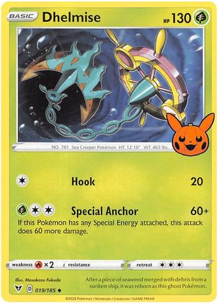 Image of Dhelmise 019/185  Trick or Trade BOOster Bundle 2023 - Uncommon