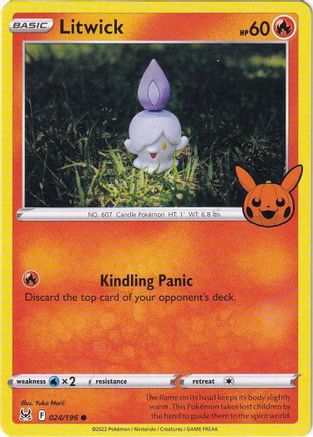 Image of Litwick 024/196  Trick or Trade BOOster Bundle 2023 - Common
