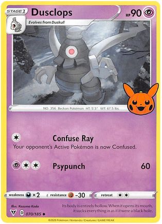 Image of Dusclops 070/185  Trick or Trade BOOster Bundle 2023 - Uncommon