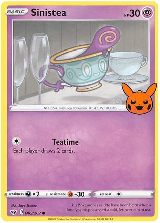 Image of Sinistea 089/202  Trick or Trade BOOster Bundle 2023 - Common